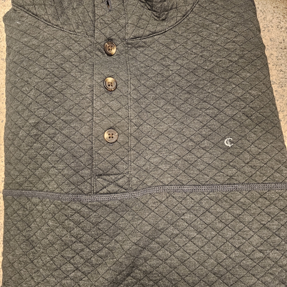 Criquet Charcoal Quilted Men's Jersey
